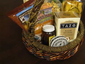 Themed gift baskets make great gifts. Photo used by Creative Commons License