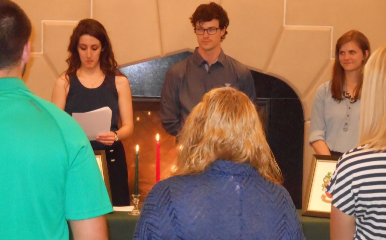 Tri-Beta Inducts New Members Dedicated to the Promotion Of Science