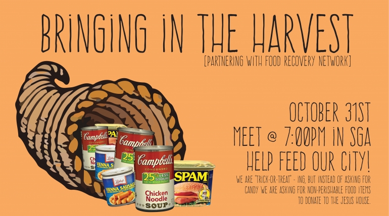Help Feed The Hungry This Halloween By Bringing In The Harvest
