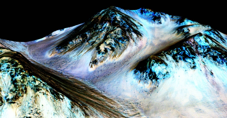 Flowing Water Found on Mars