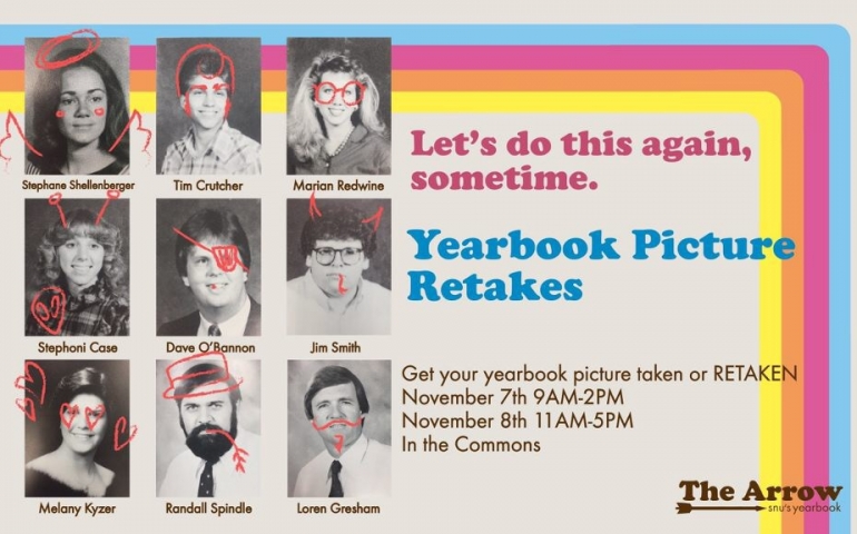 Eight Reasons to Get Your Yearbook Photo Taken on November Seventh and Eighth