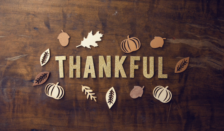 An Attitude of Gratitude: Showing Thankfulness This Thanksgiving Season