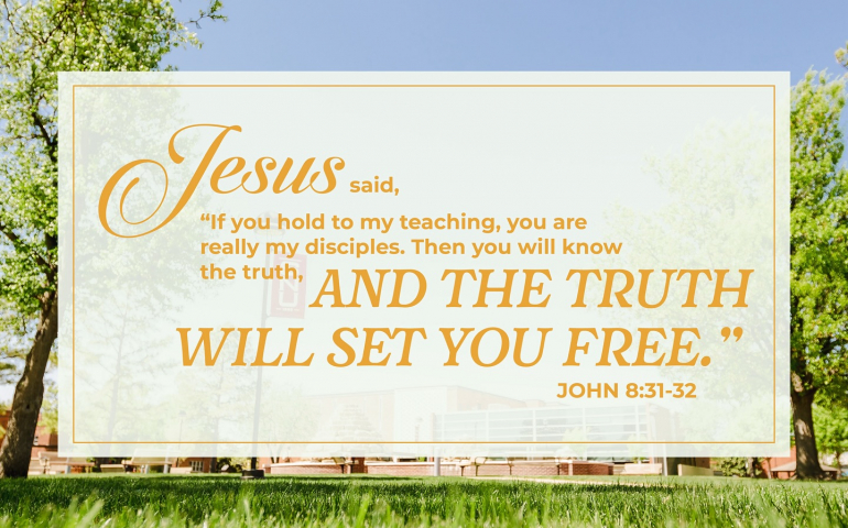 “The Truth Will Set You Free”: SNU’s Verse of the Year