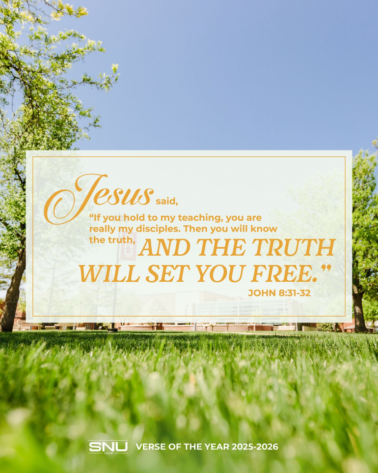 “The Truth Will Set You Free”: SNU’s Verse of the Year