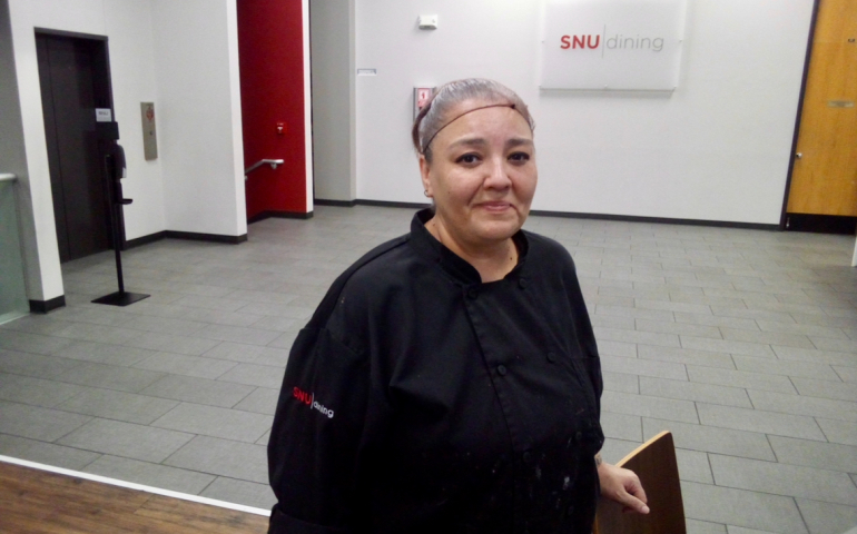 Getting To Know a Returning SNU Cafeteria Cook: Marsha Britt